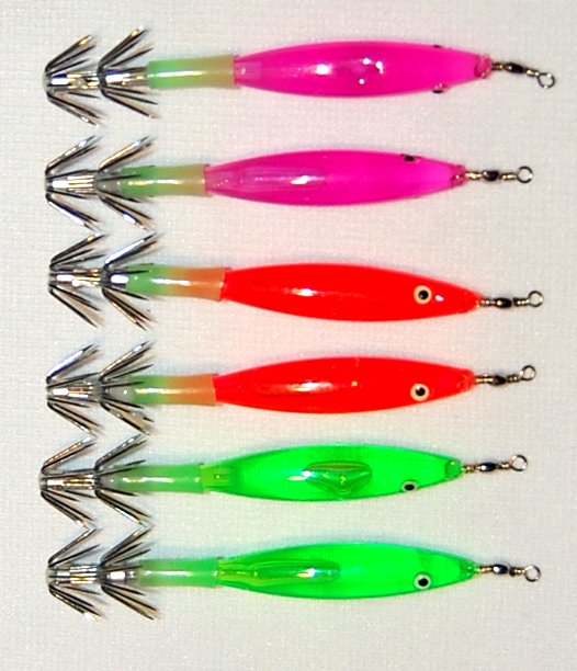 Floater Squid Jigs with Natural Balance
